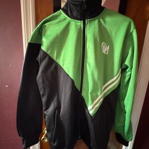 Green and Black Men's Jacket